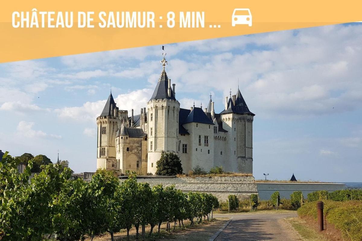Gite Les Jardins De Terrefort Saumur Exteriör bild